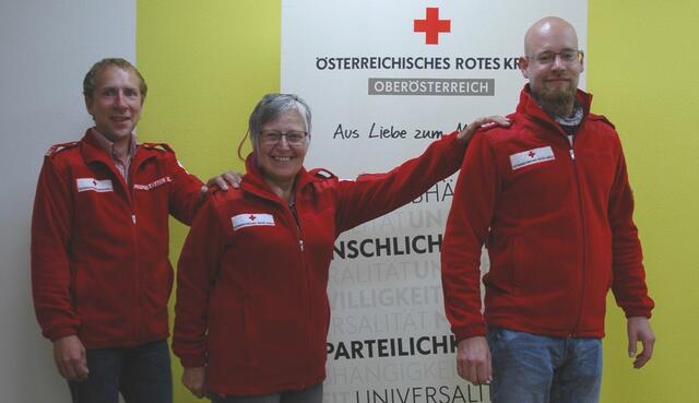 Christoph Fürst (rechts) mit seinen beiden Stellvertretern Maria Lenz und Erwin Prandstätter.