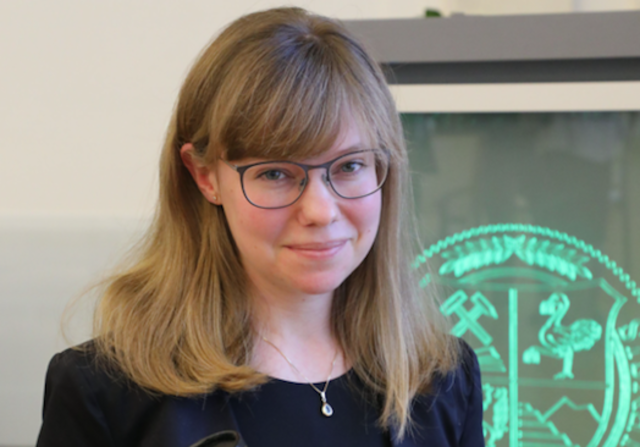 Petra Spörk-Erdely promovierte als erste Frau zur Doktorin der Montanistischen Wissenschaften „sub auspiciis Praesidentis rei publicae“.