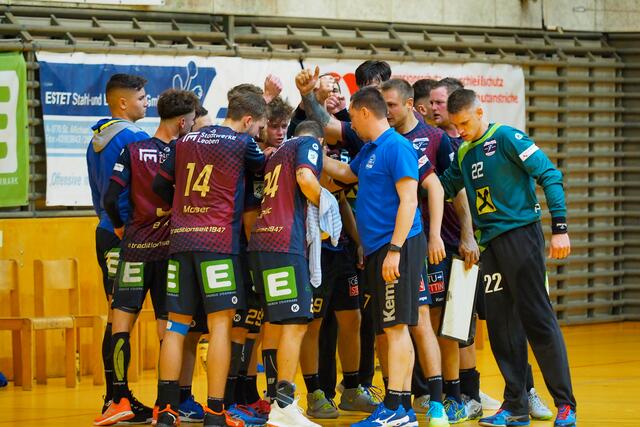 Time-Out bei der Handball Sportunion Leoben | Foto: Sportunion Leoben/Leithold