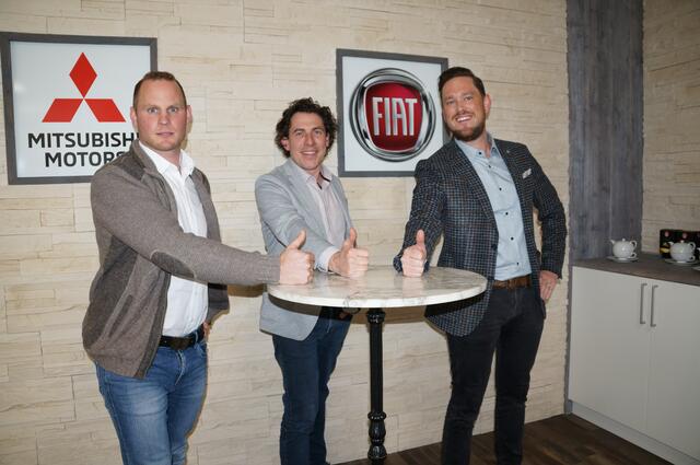 Markus Fuchs, Thomas Scholze und AlexTrigler leiten in Zukunft die Geschicke des Autohauses Gspandl.