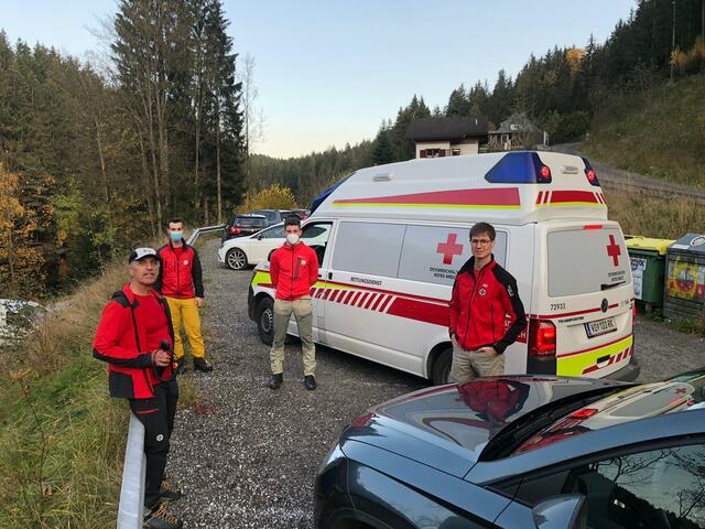 Die Bergretter aus Voitsberg und Köflach kamen rechtzeitig zur Hierzmannsperre.