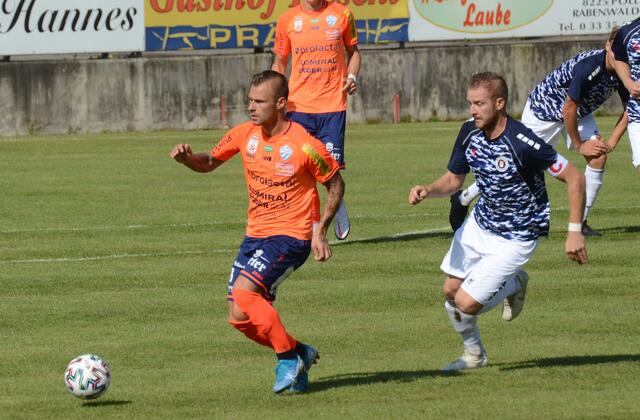 Rajko Rep (li) spielte in Tirol eine starke Partie und erzielte auch den Ausgelichstreffer. | Foto: KK