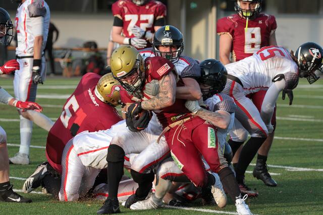 Die Schwaz Hammers machten es den Telfs Patriots im letzten Spiel des Tages schwer.