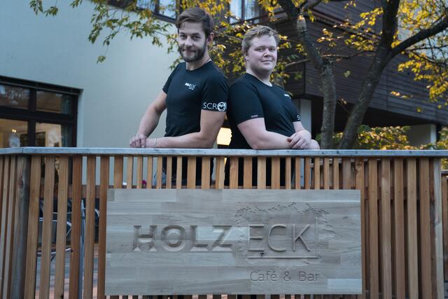 Die Chefs im Holzeck: Manfred Holzinger und Stefan Rohrweck
