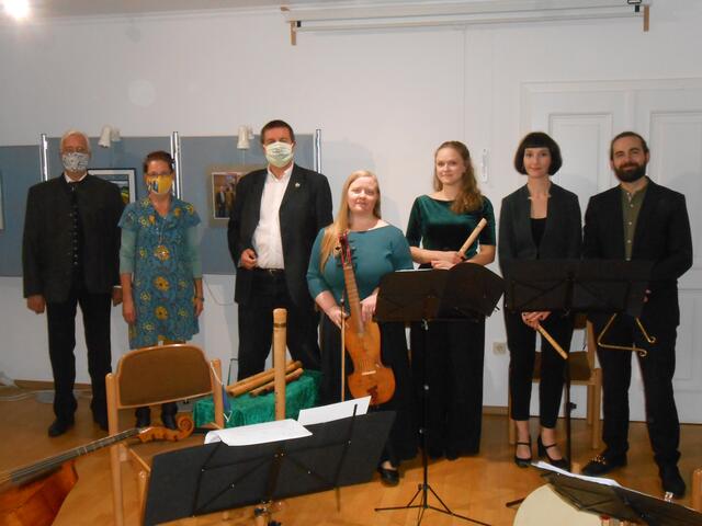 Franz Haberhauer, Martina Jandl, Franz Spehn, Magdalena Kelz, Alina Loewenich, Eva Leonie Fegers und Fabio Kapeller