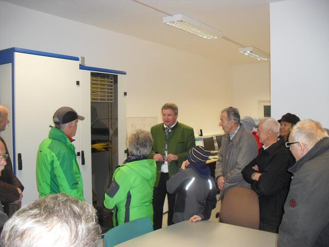 Stadtbetriebe-Direktor Johann Zauner bei der Eröffnung des Fernheizwerkes in Mariazell (2014).
