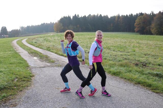 Marja-Liisa Aumüller und Jasmin Zweimüller. Sport ist ihr Leben!