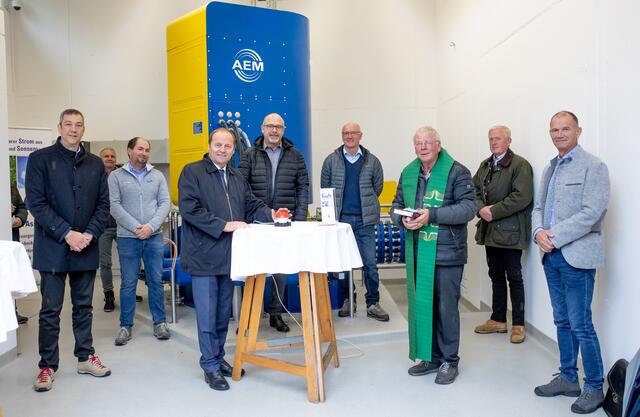 Vor kurzem wurde das neue Kraftwerk Oberstufe 2 mit Tagesspeicher feierlich gesegnet.
