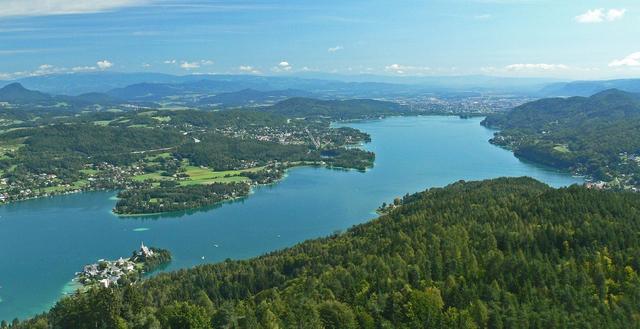 Das Land Kärnten kann sich über eine Zunahme der Nächtigungen freuen. (Hier am Bild: Velden)