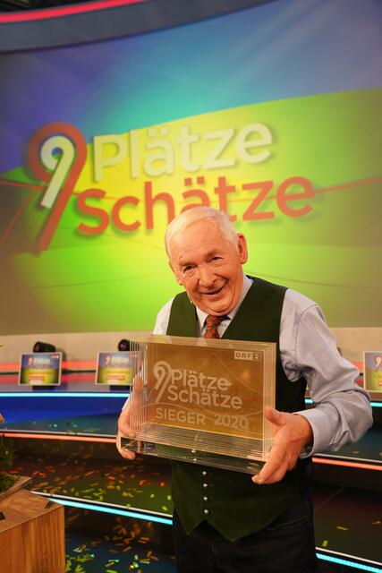 Peter Fürbass gestern Abend, 26. Oktober 2020, nach der ORF-2-Live-Sendung „9 Plätze – 9 Schätze“ | Foto: ORF Zach-Kiesling