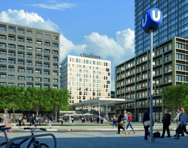 2022 wird das erste Citadines Apart’hotel in Wien im neuen Stadtteil Vienna Twentytwo eröffnet. | Foto: k18