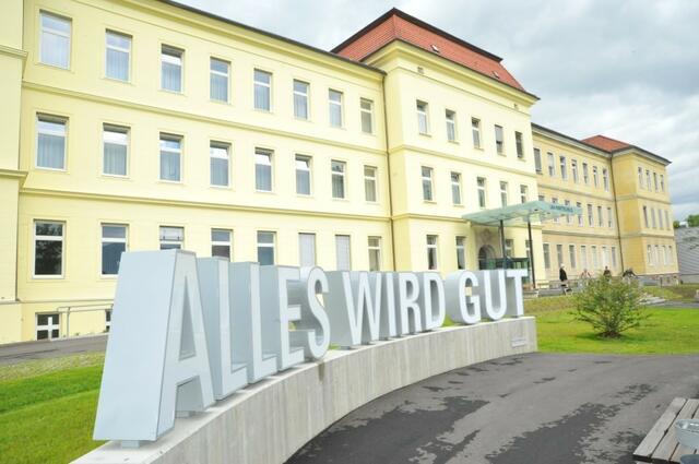 Ab sofort gilt wieder ein Besuchsverbot in Krankenhäusern, hier der Standort Knittelfeld.