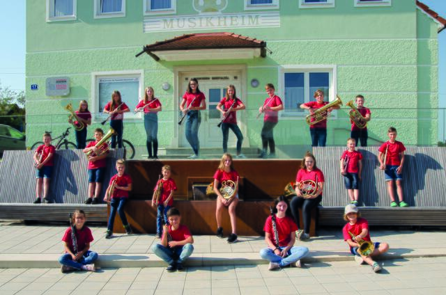 Die Jungmusiker beim Workshop. | Foto: Gemeinde Eberstalzell