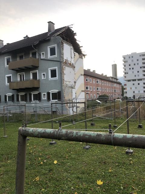 Herbstimpression 2020 der Südtirolsiedlung Kärntnerstraße 38 bis 58.