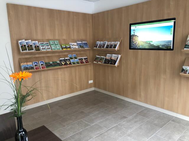 Ein Blick in die 24 Stunden Info-Zone.