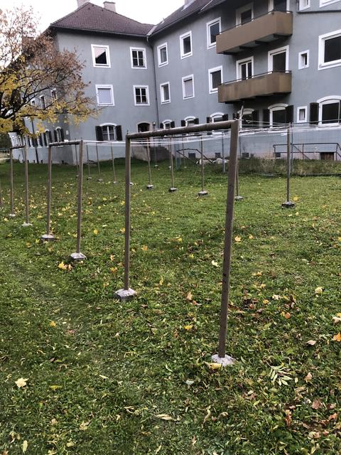 Herbstimpression 2020 der Südtirolsiedlung Kärntnerstraße 38 bis 58.