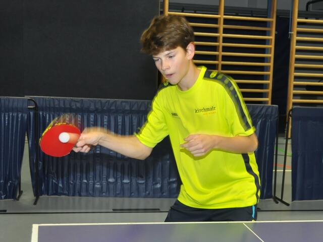 Youngster Florian Schwaiger (TTV Kirchdorf 2) siegte drei Mal  | Foto: Gernot Schwaiger