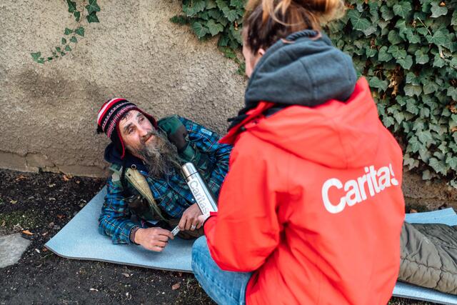 Insgesamt 13 freiwillige Mitarbeiter sind für obdachlose Menschen in Kärnten im Einsatz. | Foto: Daniel Gollner