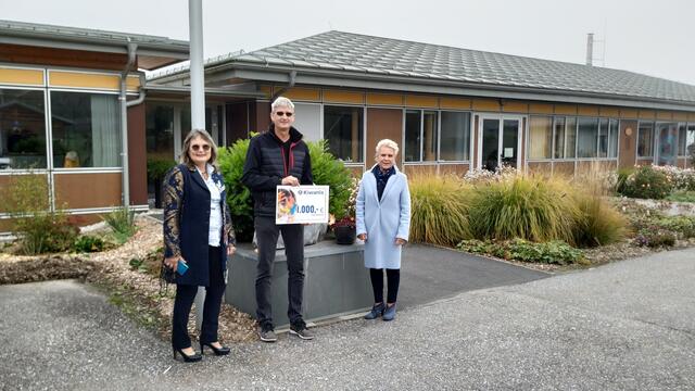 Der Kiwanisclub Styria West unterstützt das Kinderhospiz "Sterntalerhof".