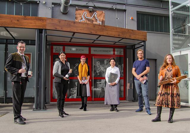 René Reinmüller (Rathauskeller), Petra Ringsmuth (Wachauerhof), Wiebke Leithner (Geschäftsführung Wachau Kultur Melk), Margaret Ebner (Hotel-Restaurant zur Post), Matthias Dallinger (Kurator Tischlerei), Katja Rezac (Pasta e Pizza) | Foto: Gerhard Pfeffer