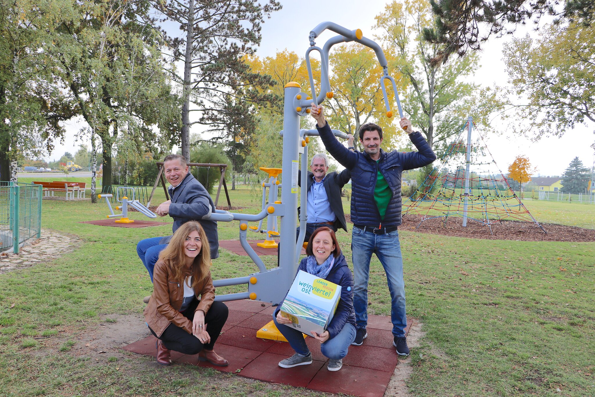 Motorikpark: Neusiedl baute "Spielplätze" für Erwachsene und Kinder