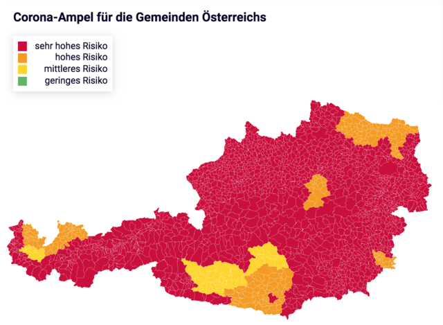 Die Ampelsituation mit Freitag, 30. Oktober