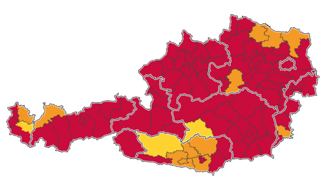 Seit gestern Abend ist Korneuburg auf der Corona-Ampel rot.