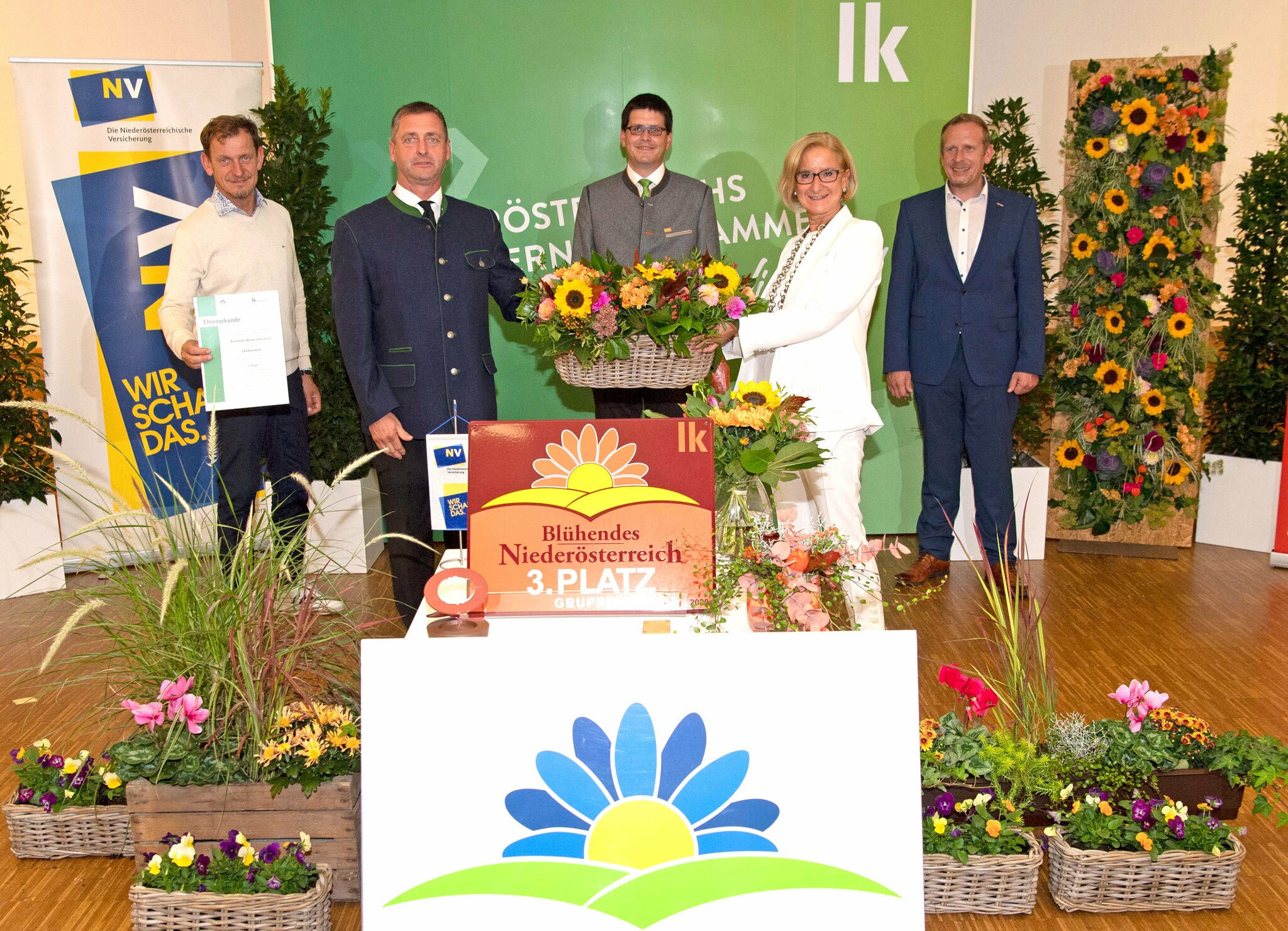 Ortsverschönerung Leobersdorf schafft 3. Platz bei BlumenschmuckWettbewerb Triestingtal