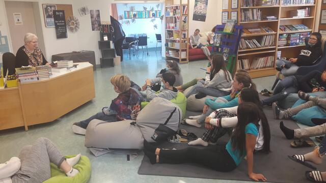 15 Jahre "Österreich liest" wurde auch in der Bibliothek der digi.TNMS Altheim gefeiert.  | Foto: digi.TNMS Altheim