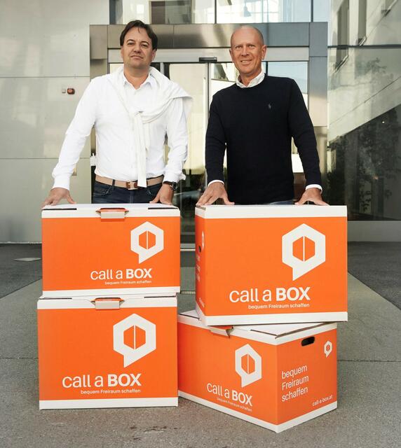 Start-up: "call a BOX"-Chefs M. Himmelbauer (l.) und T. Puza | Foto: Krone