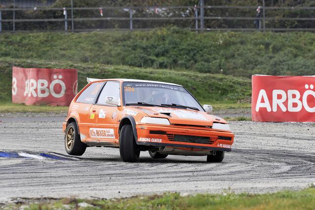 Daniel Karlovits auf Honda Civic entschied die Klasse Rallycross 2WD für sich. | Foto: RCC-Süd