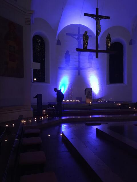 In Wörgl gestalteten Jugendliche die Kirchenräume nach ihren Vorstellungen. | Foto: KJ Salzburg
