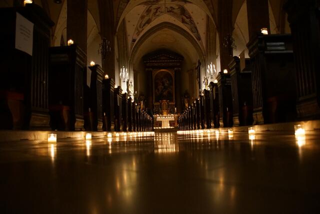 Auch in Kufstein wurde die Kirche dank der Lichter zur besonderen Kraftquelle. | Foto: KJ Salzburg