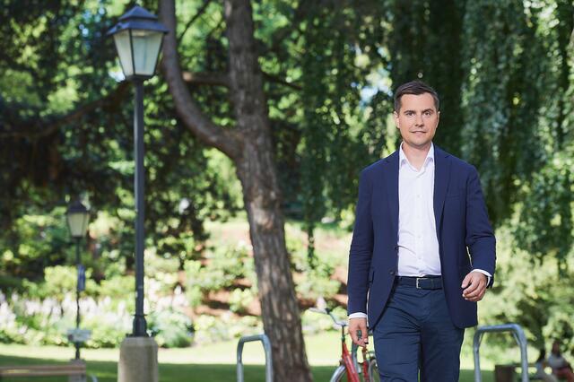 Simon Heilig-Hofbauer ist der neue Landesgeschäftsführer der Salzburger Grünen. | Foto: FOTO FLAUSEN - Andreas Brandl