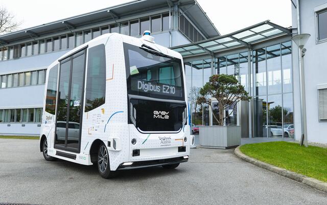 Das Shuttle fährt alleine ohne Fahrer. | Foto: Commend International, Alexander Struber