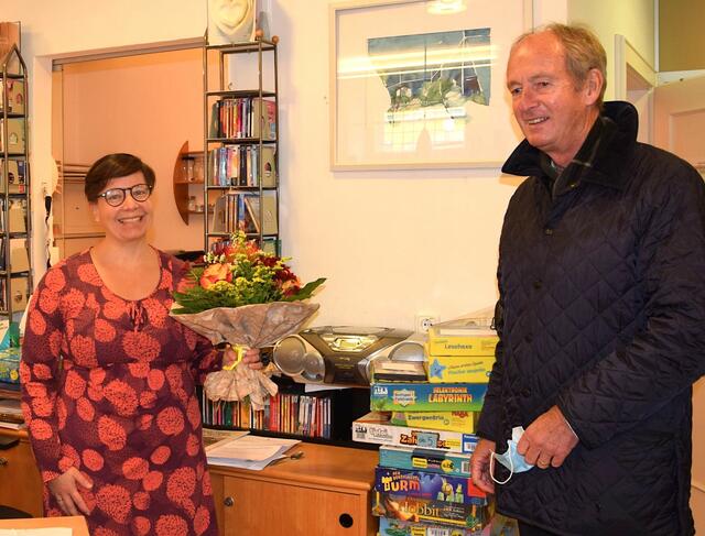 Elke Groß-Miko und Bürgermeister Herbert Brunsteiner. | Foto: Stadt Vöcklabruck