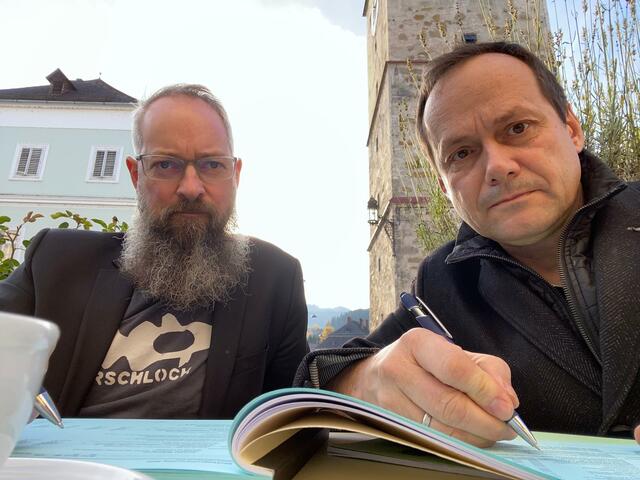 Martin Dowalil (Liste FUFU) und Michael Elsner (UWG) | Foto: Martin Dowalil