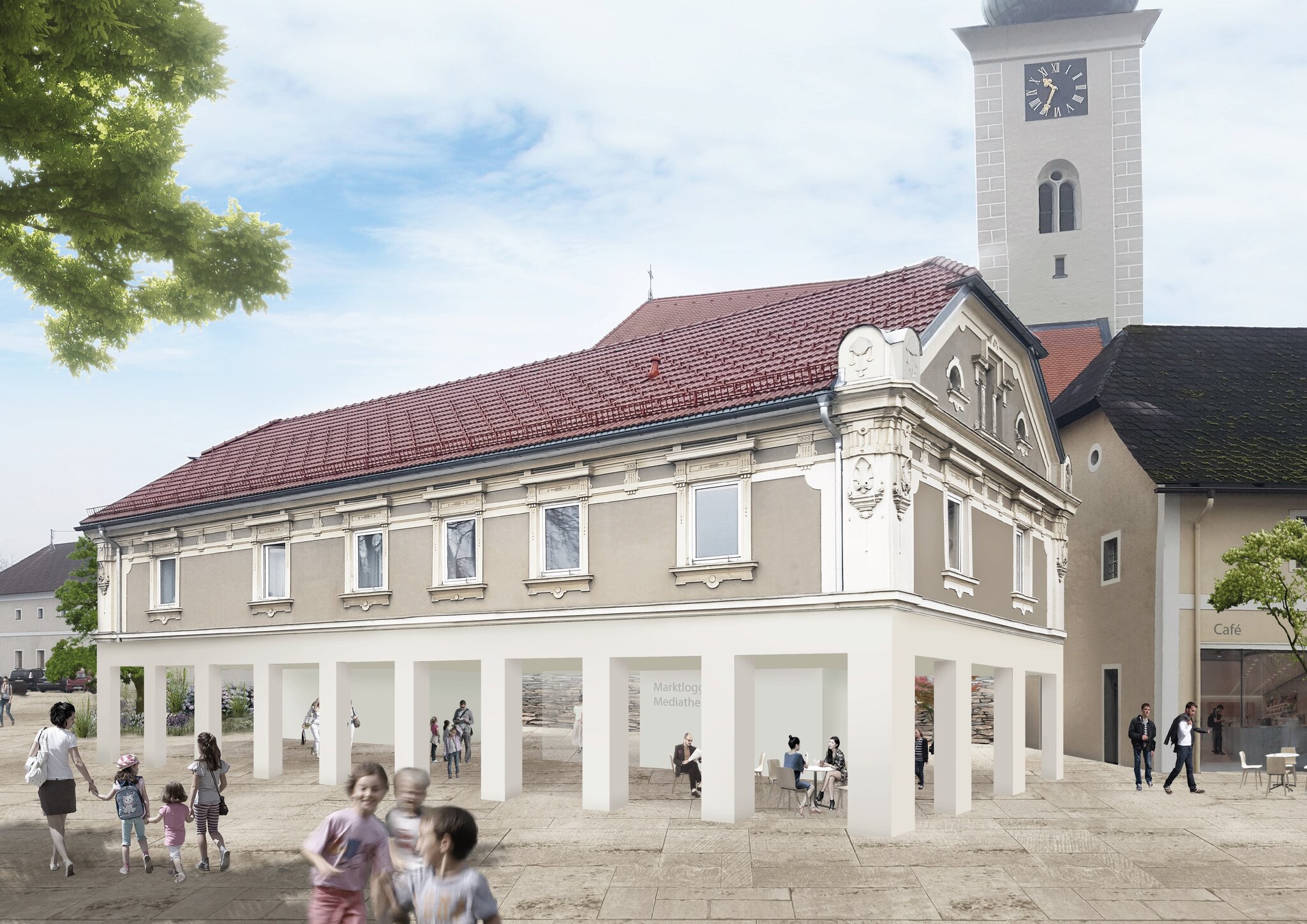 Ortplatz in Hörsching: Lebensraum für alle wird neu gestaltet - Linz-Land
