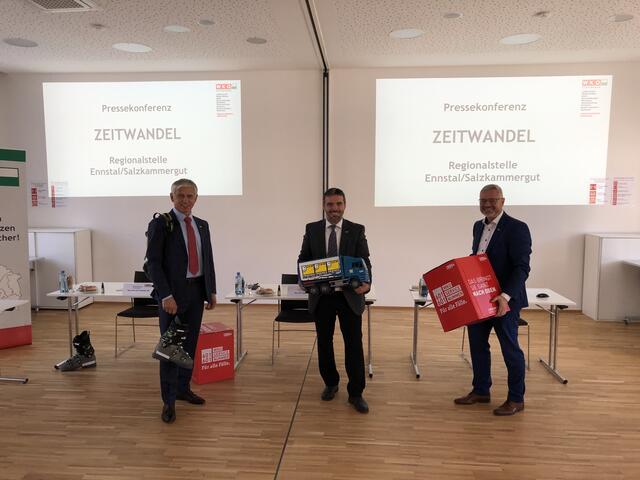 Egon Hierzegger, Christian Hollinger und Jakob Taibinger. | Foto: Schweiger