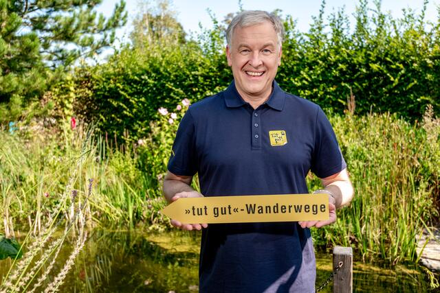 Landesrat Martin Eichtinger zeigt "wo's lang geht".