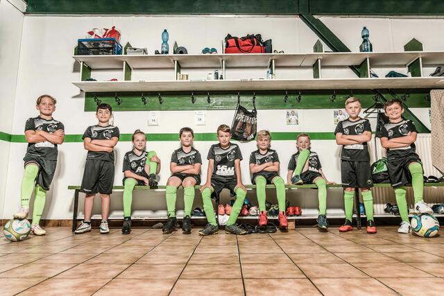 Die U11 Mannschaft von GW Micheldorf