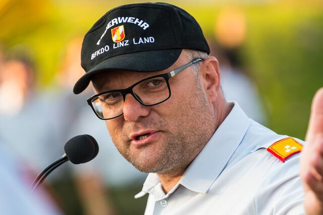 Klare Worte findet Helmut Födermayr, Bezirksfeuerwehrkommandant in Linz-Land, zum Umgang mit der Corona-Pandemie.