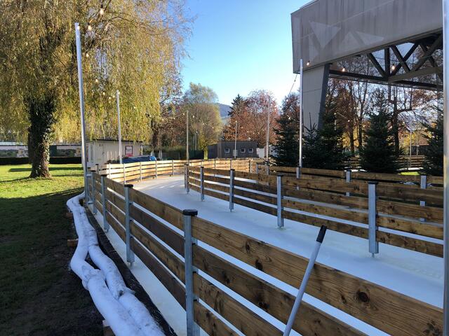 Der Eiszauber Volksgarten freut sich auf die Eröffnung und auf den Publikumslauf. | Foto: Lisa Gold