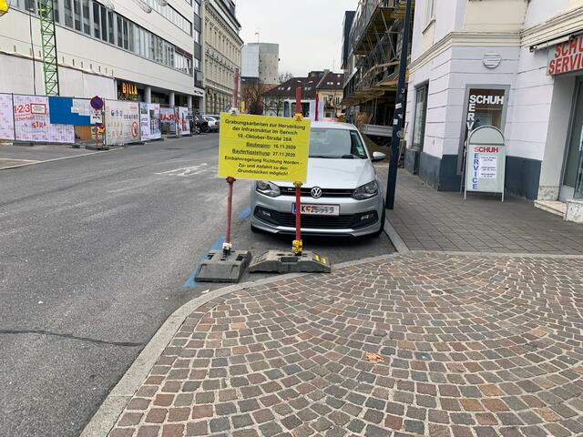 Zwischen Viktringer Ring und Paulitschgasse werden von 16. bis voraussichtlich 27. November Bauarbeiten durchgeführt und eine Sackgasse nach Norden eingerichtet.