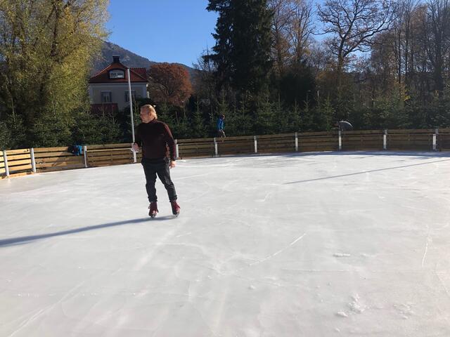Eine Proberunde auf dem neuen Eiszauber. | Foto: Lisa Gold