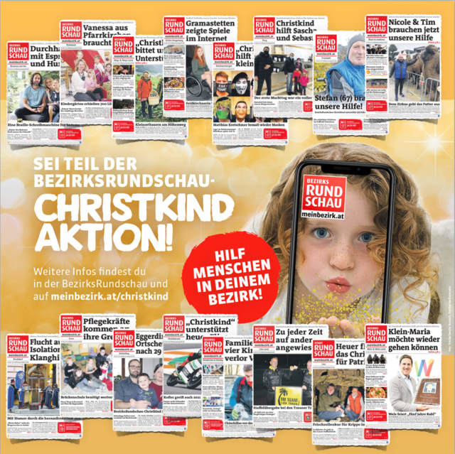 Alle BezirksRundschau-Christkind Fälle 2020 im Überblick.