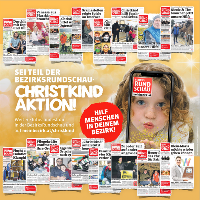 Alle BezirksRundschau-Christkind Fälle 2020 im Überblick. | Foto: BezirksRundschau