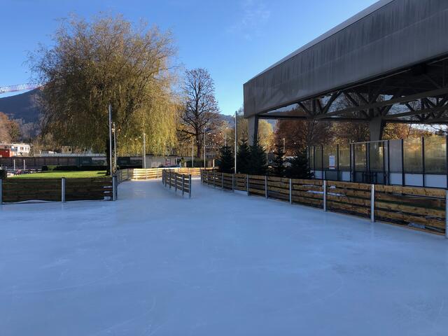 Der Eiszauber Volksgarten freut sich auf die Eröffnung und auf den Publikumslauf.