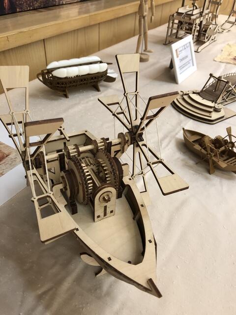 Eines der selbst gebauten Modelle von Franz Wieser.