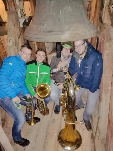 Turmblasen in Handenberg: Musikkapelle hält Brauchtum hoch! | Foto: MK Handenberg